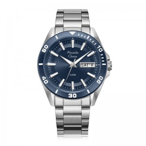 Alexandre Christie AC 6512 Silver Blue Ring MEBTUBU